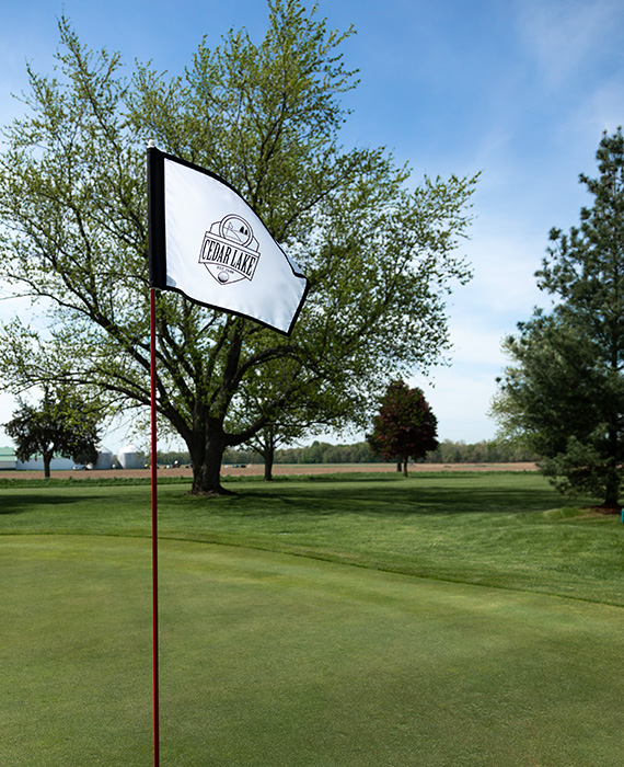 Cedar Lake Golf Course flag marker