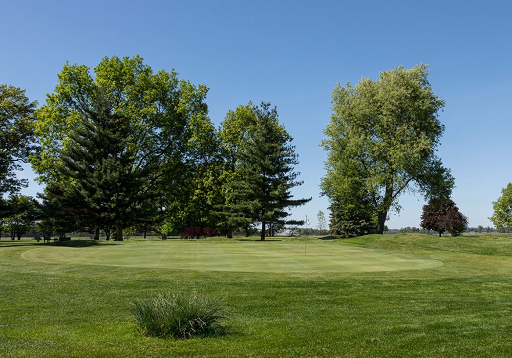 Cedar Lake Golf Course hole 3 greens