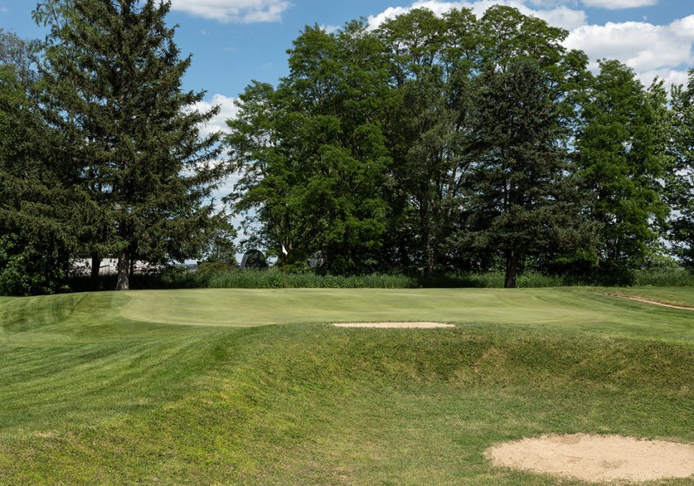 Cedar Lake Golf Course hole 5 greens
