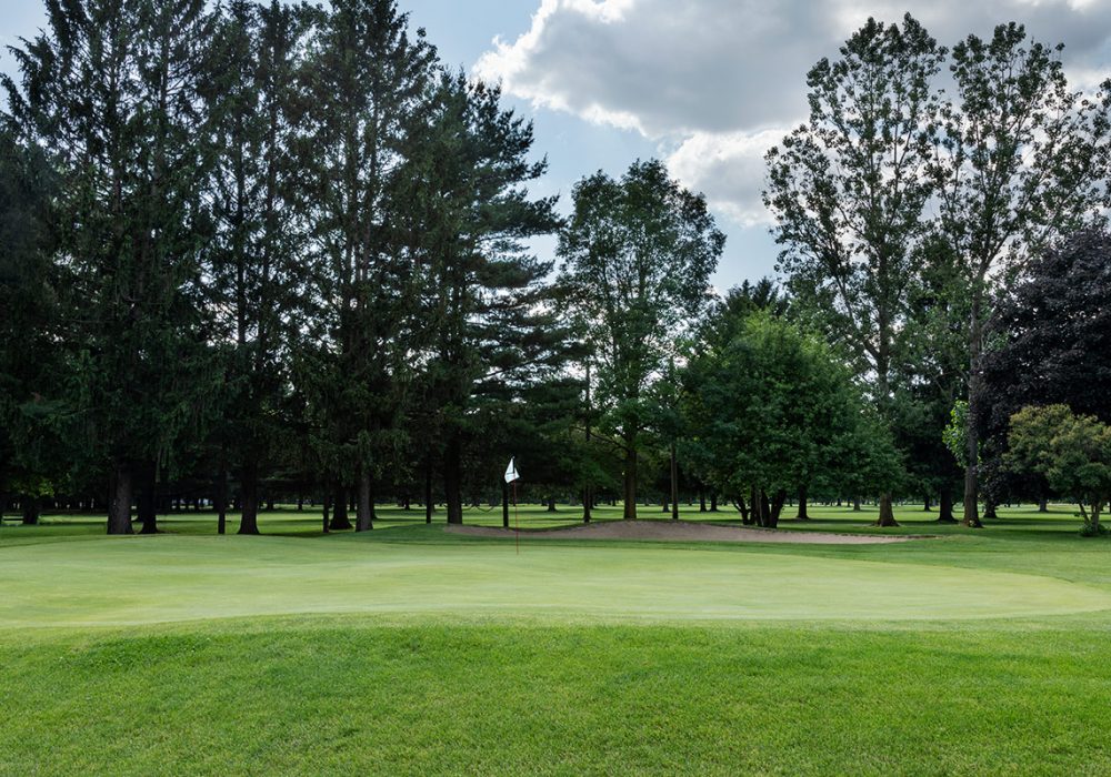 Cedar Lake Golf Course hole 6 greens